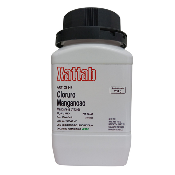Cloruro Manganoso De 250 Gramos Xattab