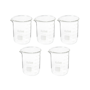 Vaso Precipitado De Vidrio 600 Ml Kelve Paq C/5 ID-3398368