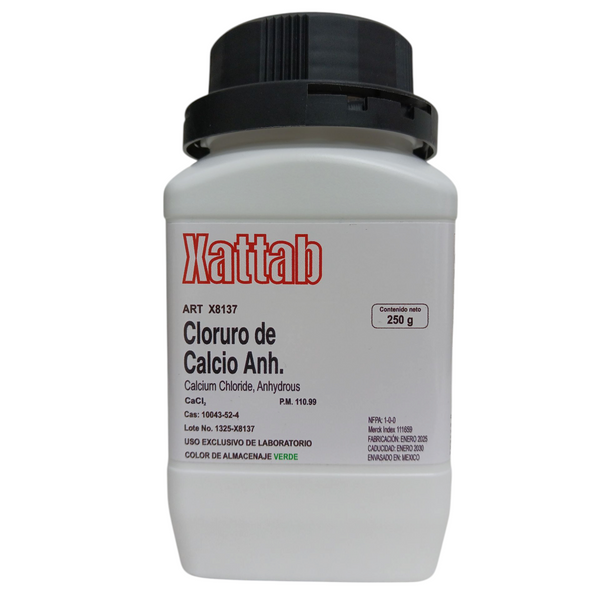 Cloruro De Calcio Anhidro De 250 Gramos Xattab