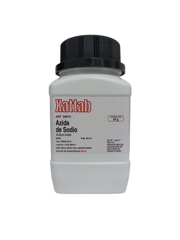 Azida De Sodio De 25 Gramos Xattab