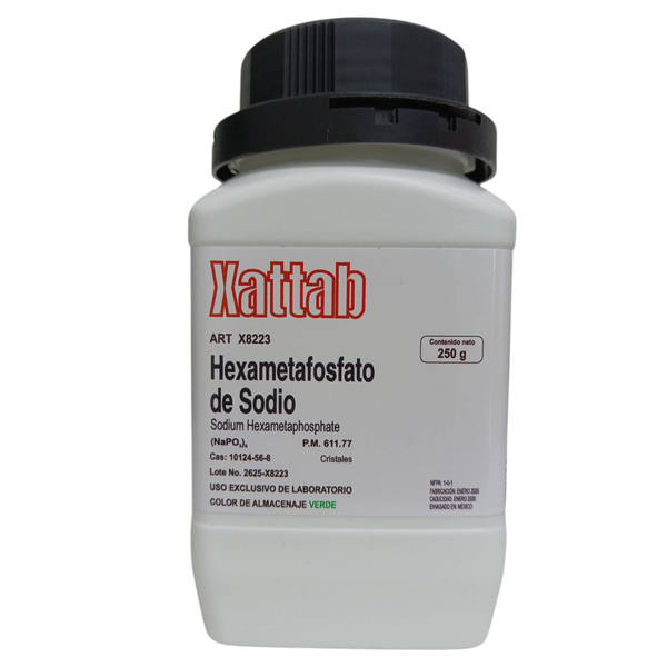 Hexametafosfato De Sodio De 250 Gramos Xattab
