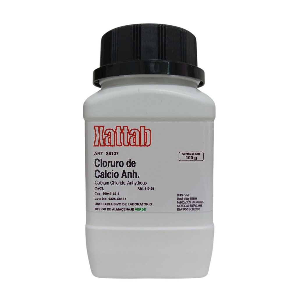 Cloruro De Calcio Anhidro De 100 Gramos Xattab