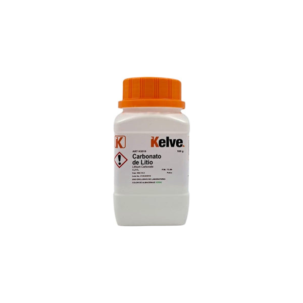 Carbonato De Litio De 100 Gramos Kelve