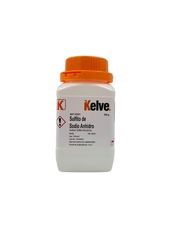 Sulfito De Sodio Anhidro De 500 Gramos Kelve