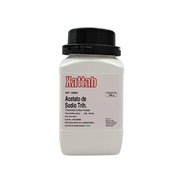 Acetato De Sodio Trihidratado 250 Gramos Xattab
