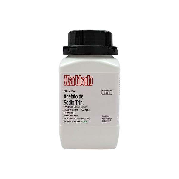 Acetato De Sodio Trihidratado 500 Gramos Xattab