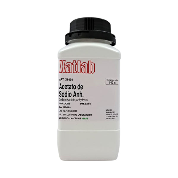Acetato De Sodio Anhidro 500 Gramos Xattab
