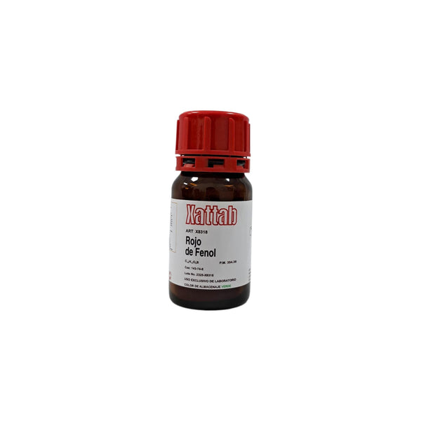 Rojo De Fenol De 5 Gramos Colorante Xattab