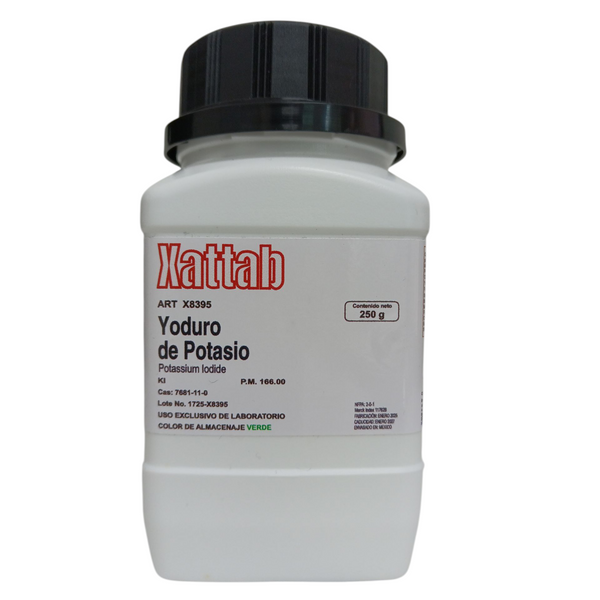 Yoduro De Potasio De 250 Gramos Xattab
