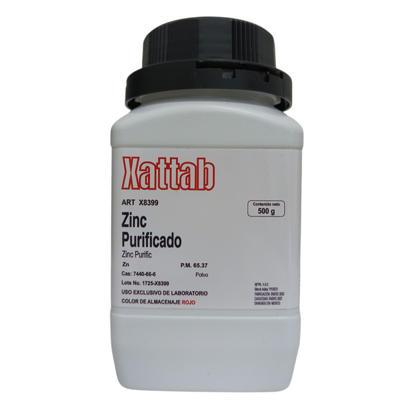 Zinc Purificado De 500 Gramos Xattab