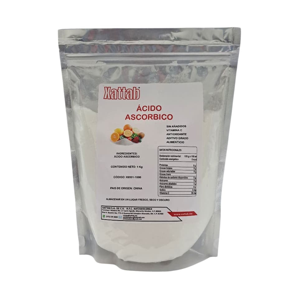 Acido Ascorbico Granel 1 Kilogramo Xattab
