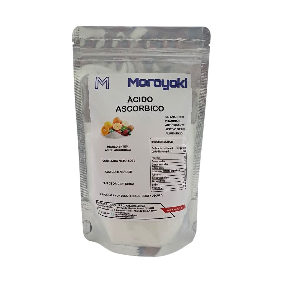 Ácido Ascorbico Granel 500 Gramos Moroyoki M7001