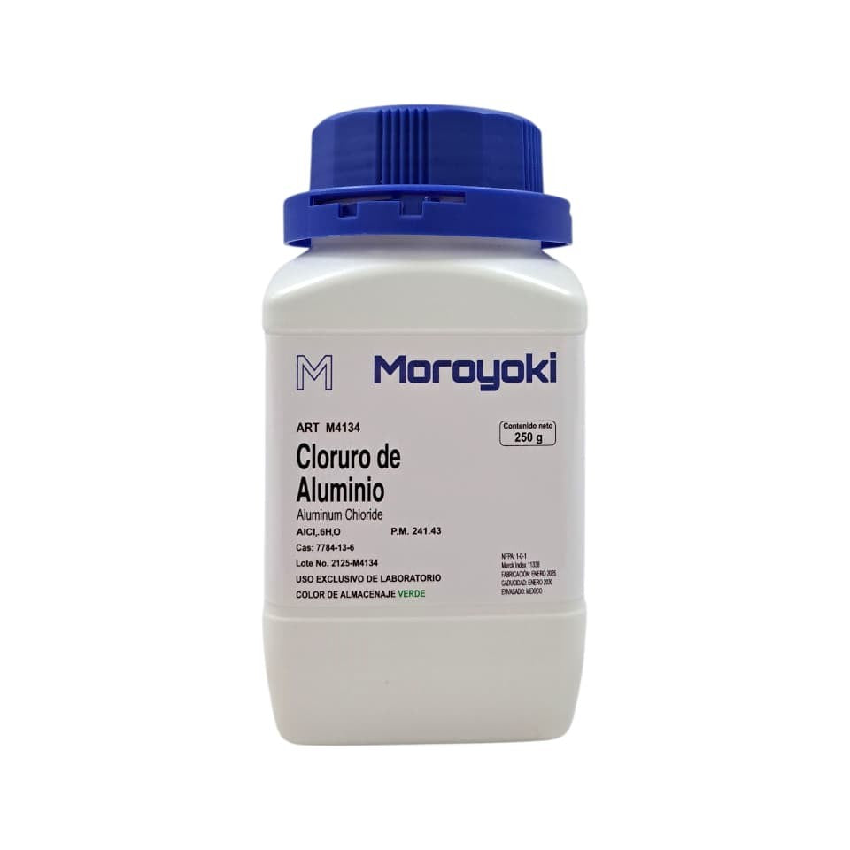 Cloruro De Aluminio De 250 Gramos Moroyoki