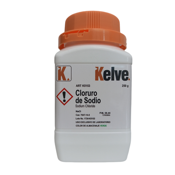 Cloruro de Sodio 250 Gramos Kelve