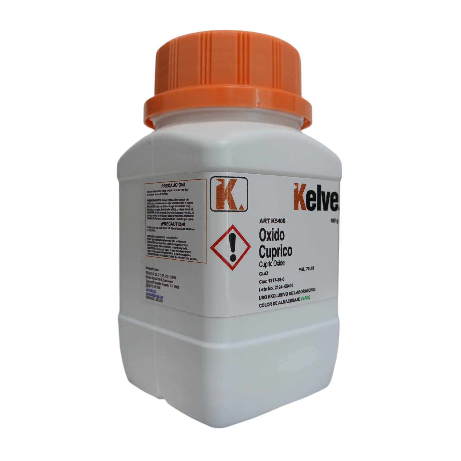 Oxido Cúprico R. A. De 100 G Kelve ID-3196676