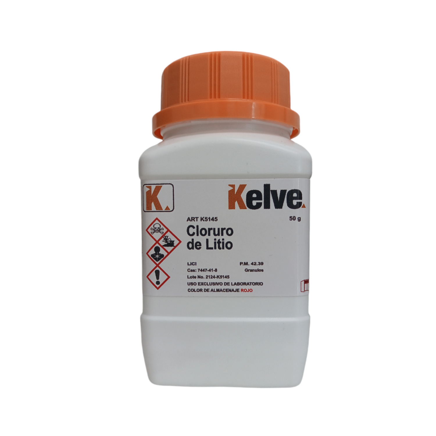 Cloruro De Litio R. A. De 50 G Kelve ID-3217570