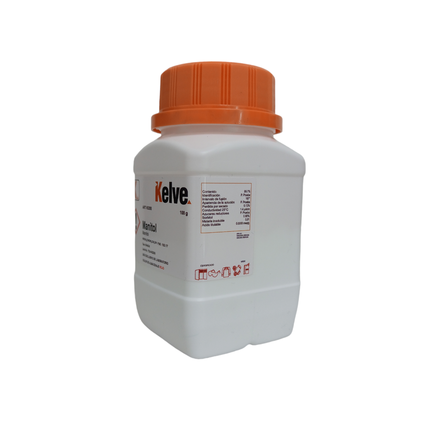 Manitol R. A. De 100 G Kelve ID-3091091