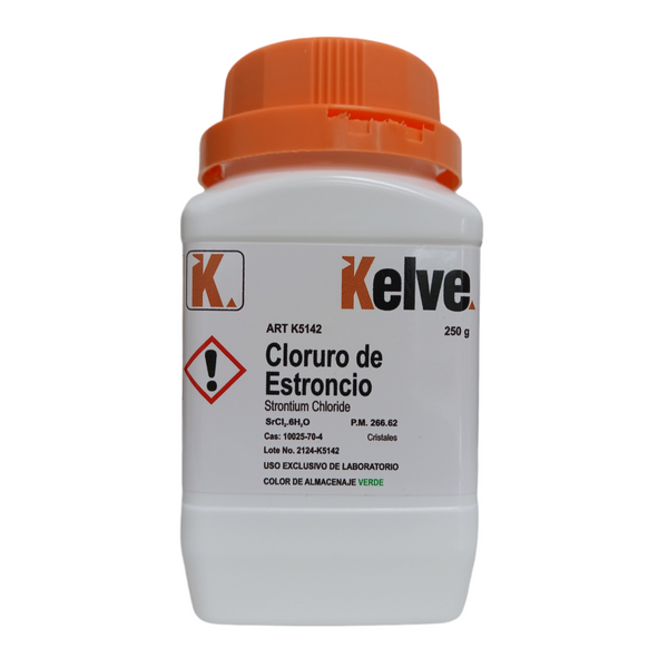 Cloruro de Estroncio 250 Gramos Kelve