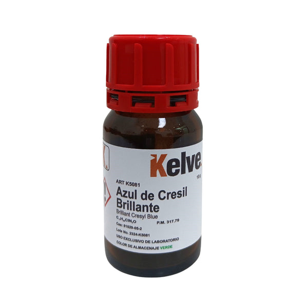 Azul de Cresil Brillante de 10 G Colorante Kelve