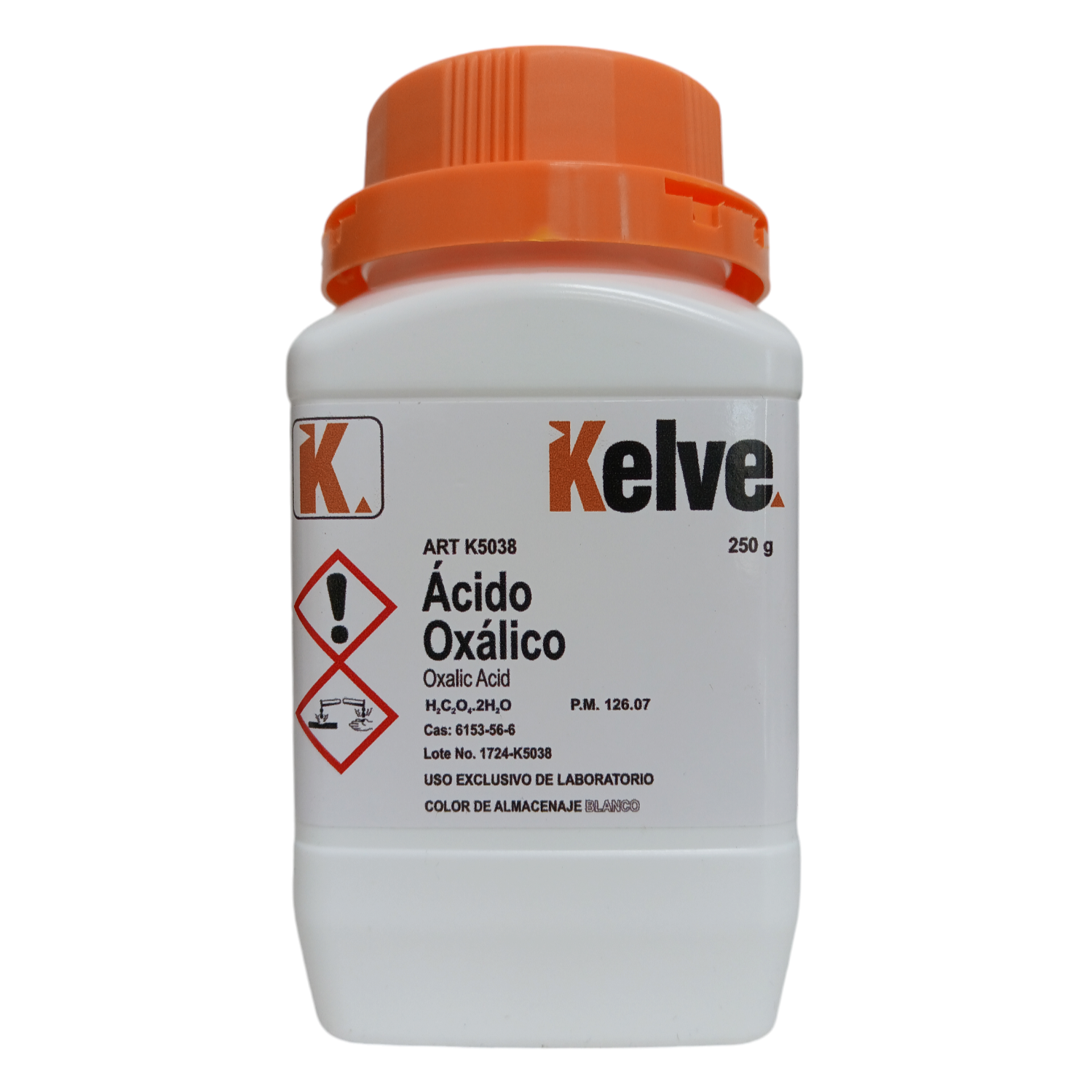 Ácido Oxálico R. A. De 250 G Kelve ID-3206500