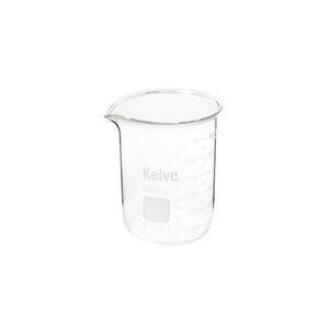 Vaso Precipitado De Vidrio 600 Ml Kelve Paq C/5 ID-3398370