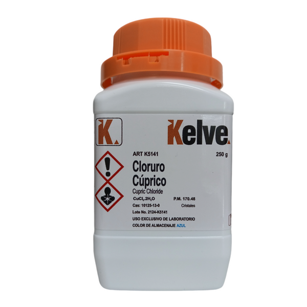 Cloruro Cúprico 250 Gramos Kelve