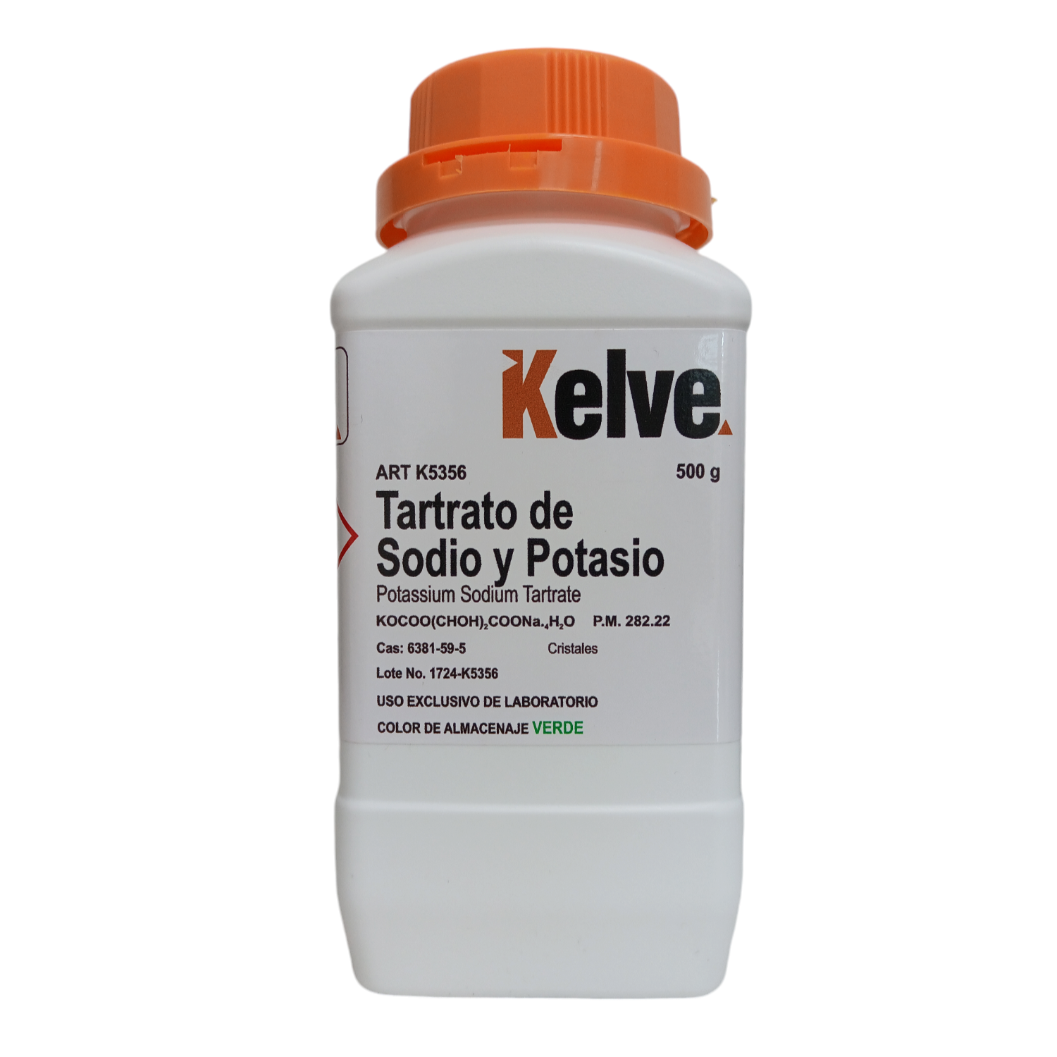 Tartrato De Sodio Y Potasio R. A. De 500 G Kelve ID-3200544