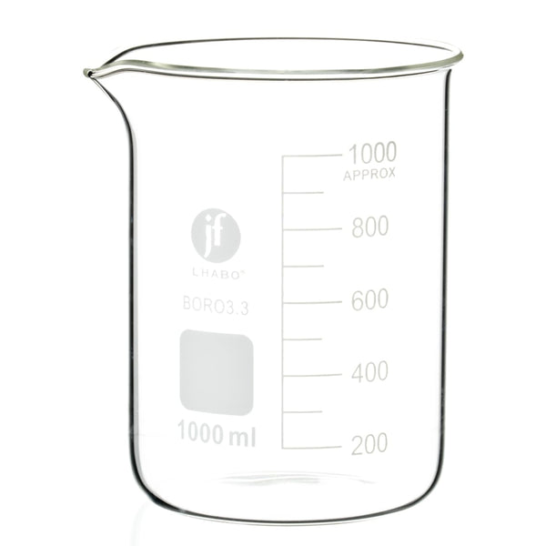 Vaso Precipitado de Vidrio 1000 Ml Jf Lhabo