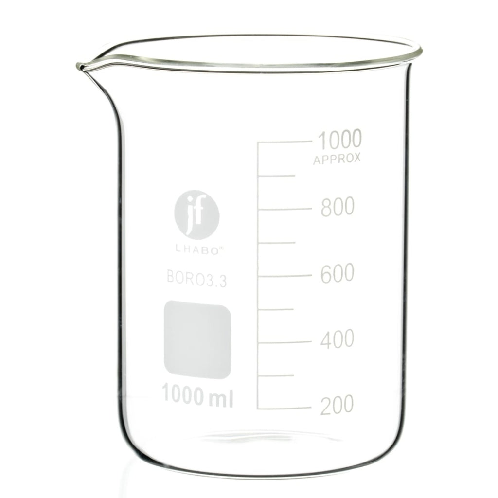 Vaso Precipitado de Vidrio 1000 Ml Jf Lhabo