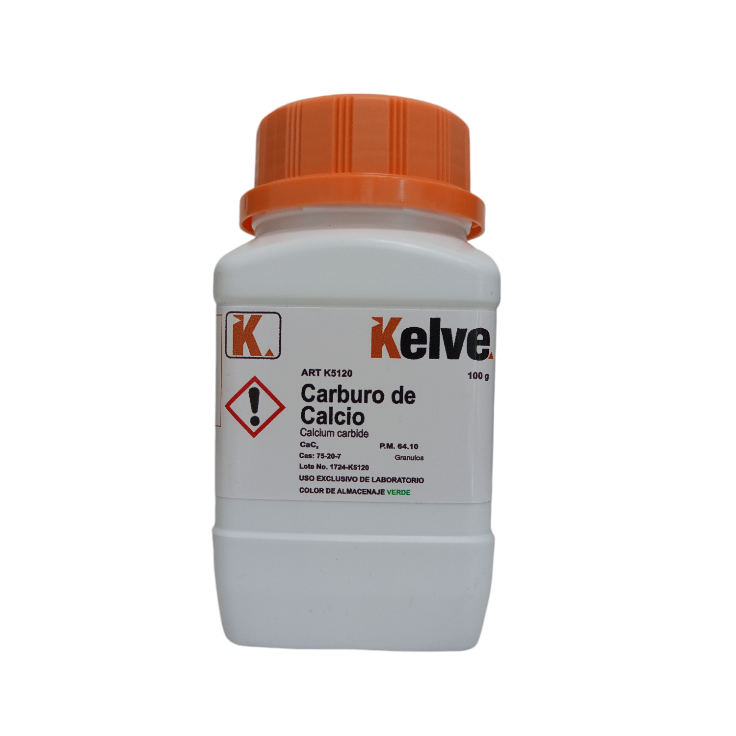 Carburo De Calcio De 100 G Kelve ID-3171240