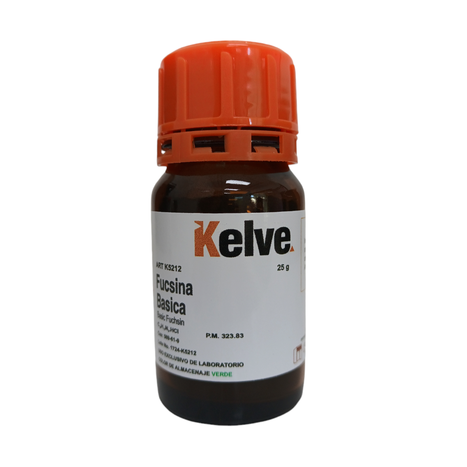 Fucsina Básica De 25 G Colorante Kelve ID-3258731