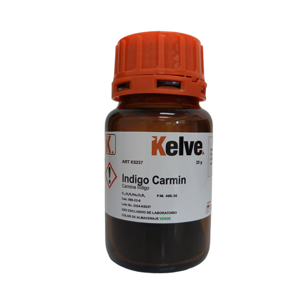 Indigo Carmin De 25 Gramos Colorante Kelve
