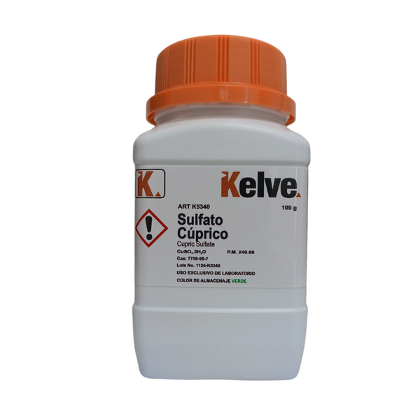 Sulfato Cúprico Pentahidratado 100 Gramos Kelve