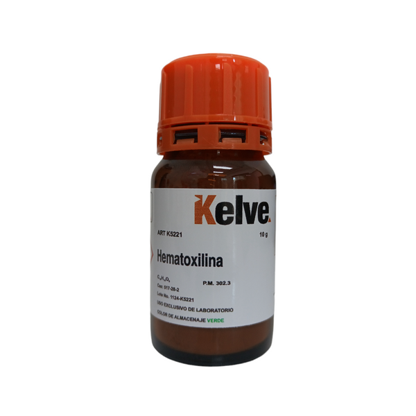 Hematoxilina De 10 Gramos Colorante Kelve