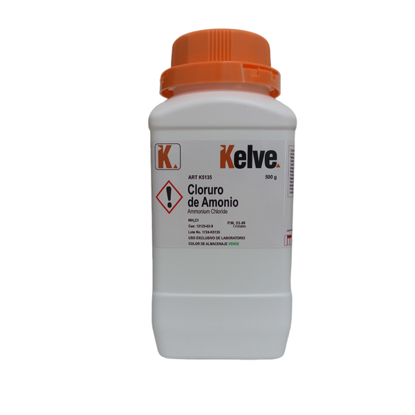 Cloruro de Amonio 500 Gramos Kelve