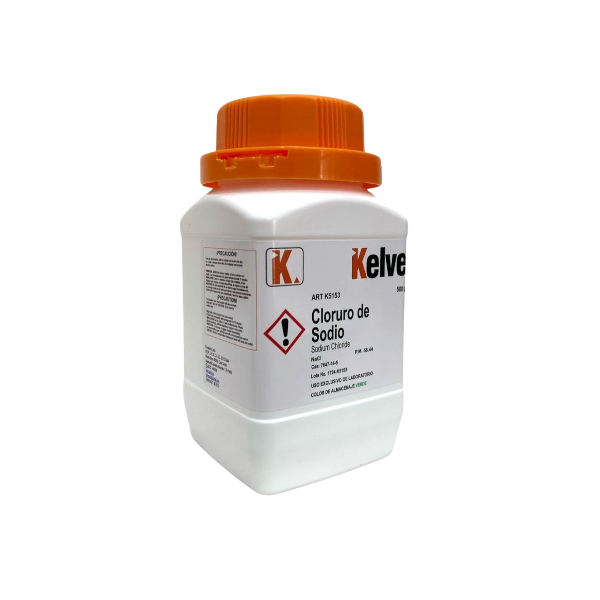 Cloruro De Sodio R. A. De 500 G Kelve ID-2930112