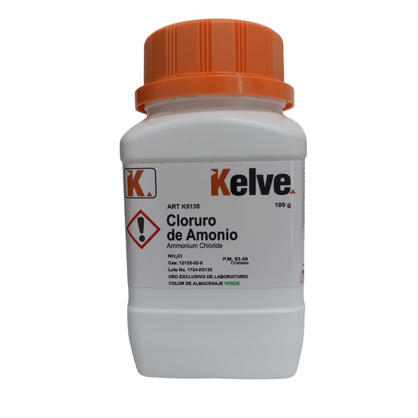 Cloruro de Amonio 100 Gramos Kelve
