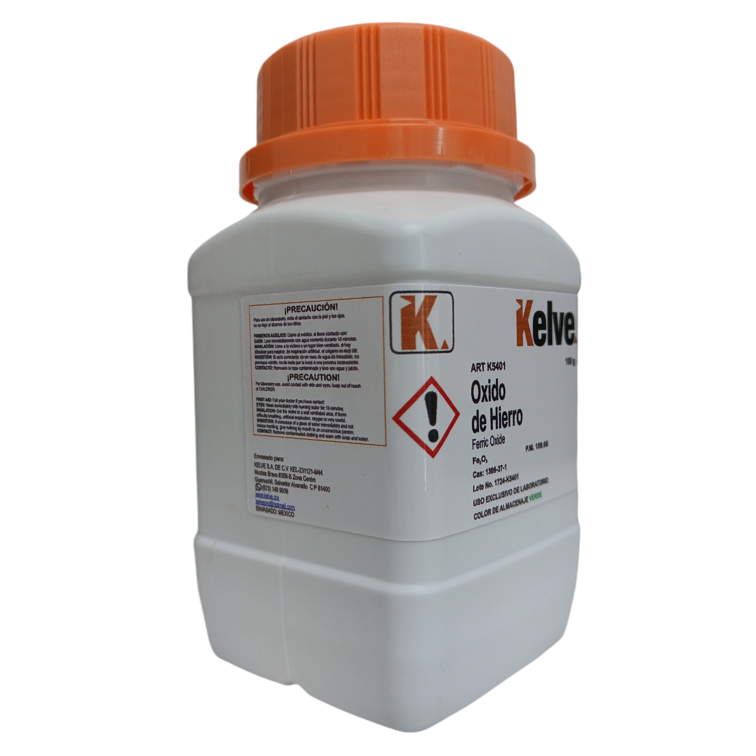 Oxido De Hierro R. A. De 100 G Kelve ID-3196699