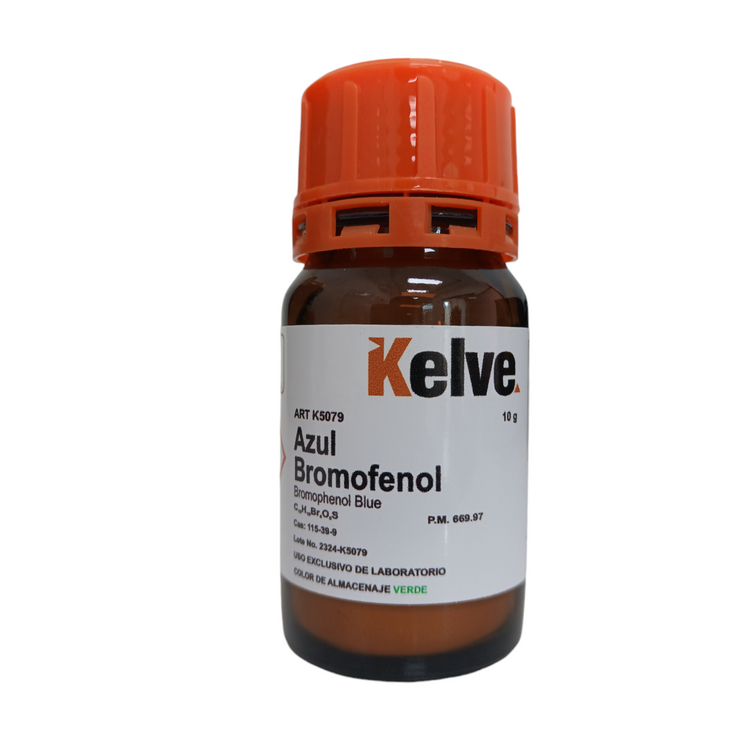 Azul De Bromofenol 10 G Colorante Kelve ID-3220106