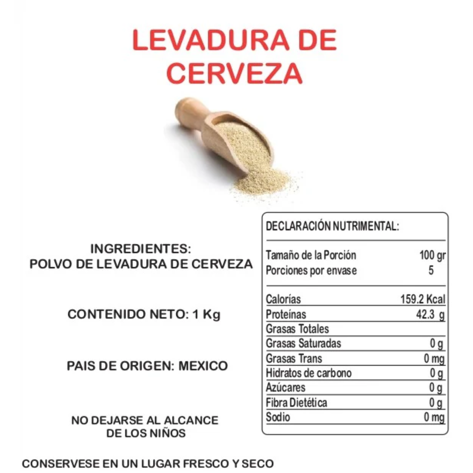 Levadura De Cerveza Natural 500 G Kelve ID-3316084