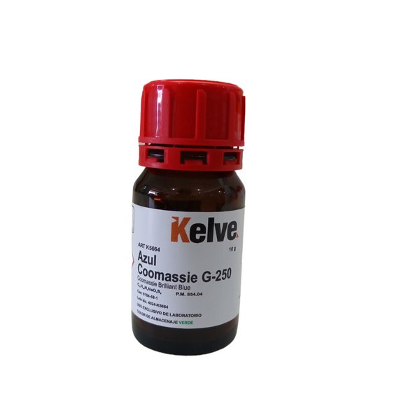 Azul de Coomassie De 10 Gramos Colorante Kelve