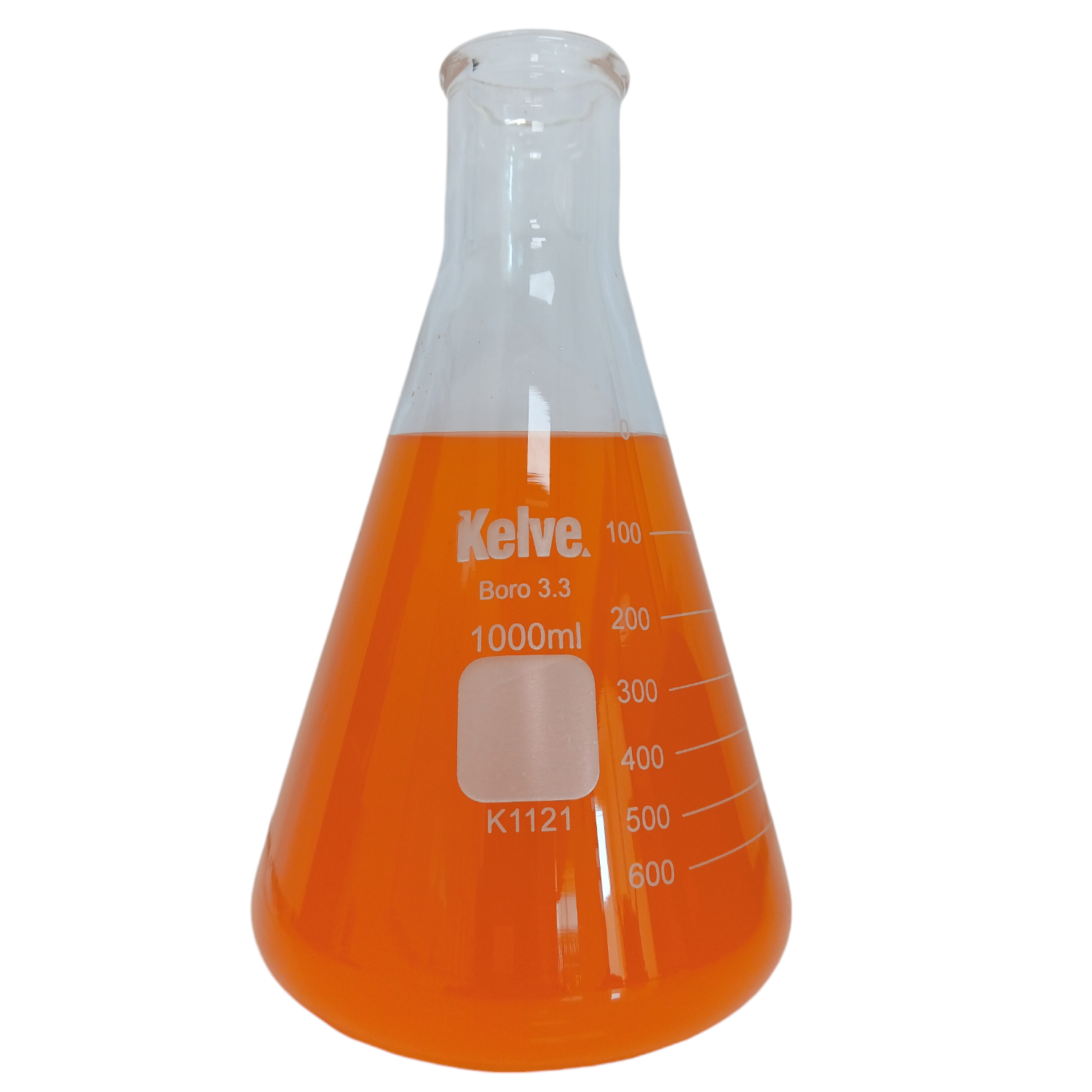 Matraz Erlenmeyer 1000 Ml Vidrio Kelve Paq C/3 ID-3226857