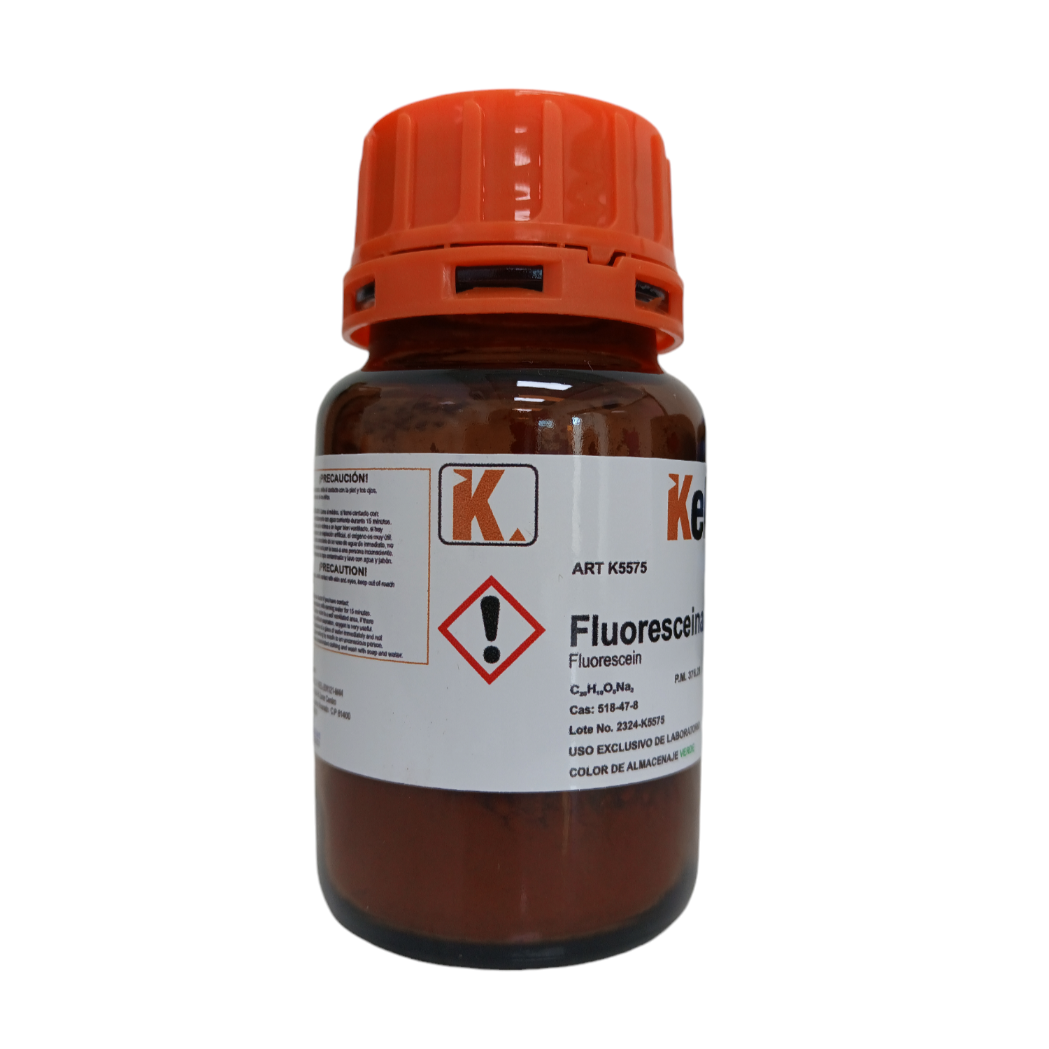 Fluoresceina 25 G Colorante Kelve ID-3217636