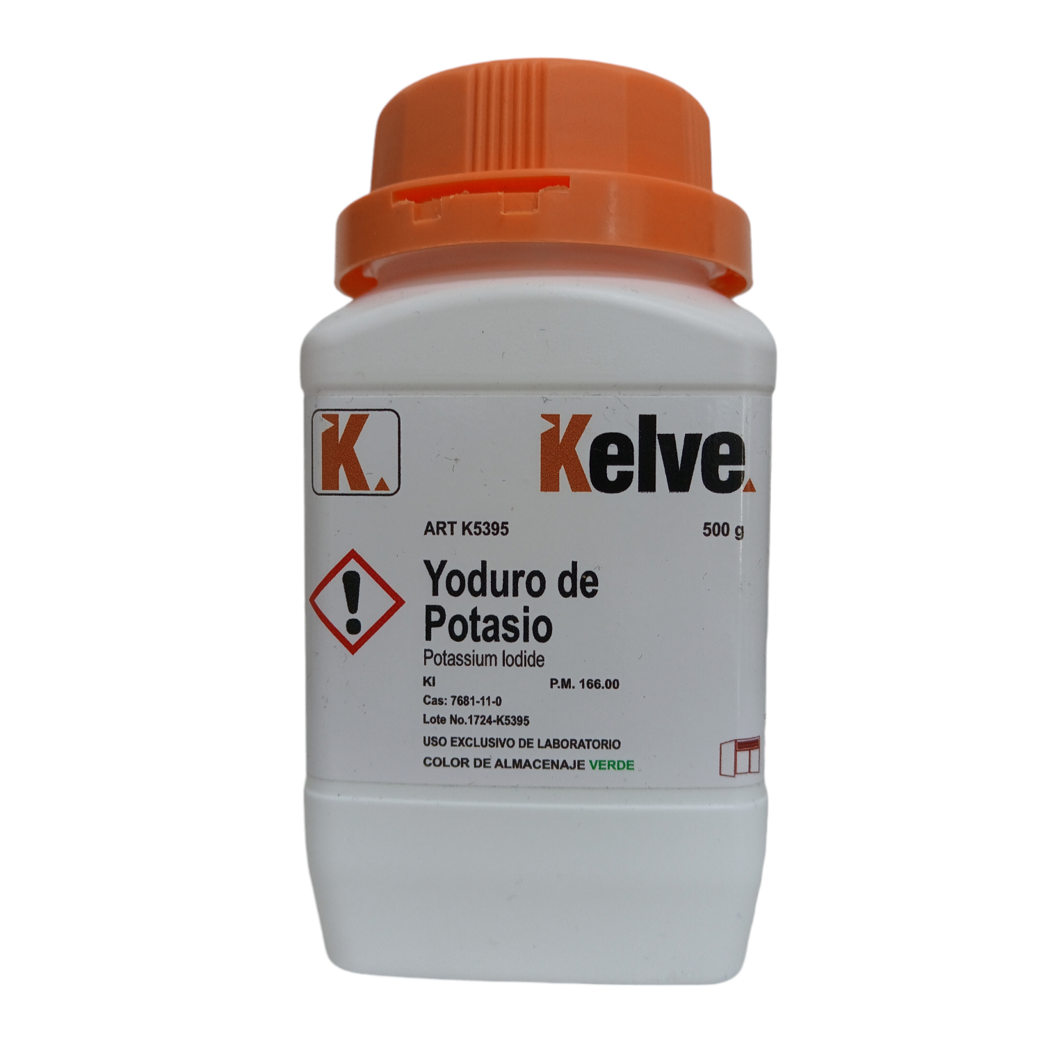 Yoduro De Potasio R. A. 500 G Kelve ID-3289414