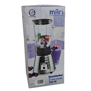 Licuadora 1.5L Cromo Con Vaso De Vidrio Lmv-202 Man ID-2396698