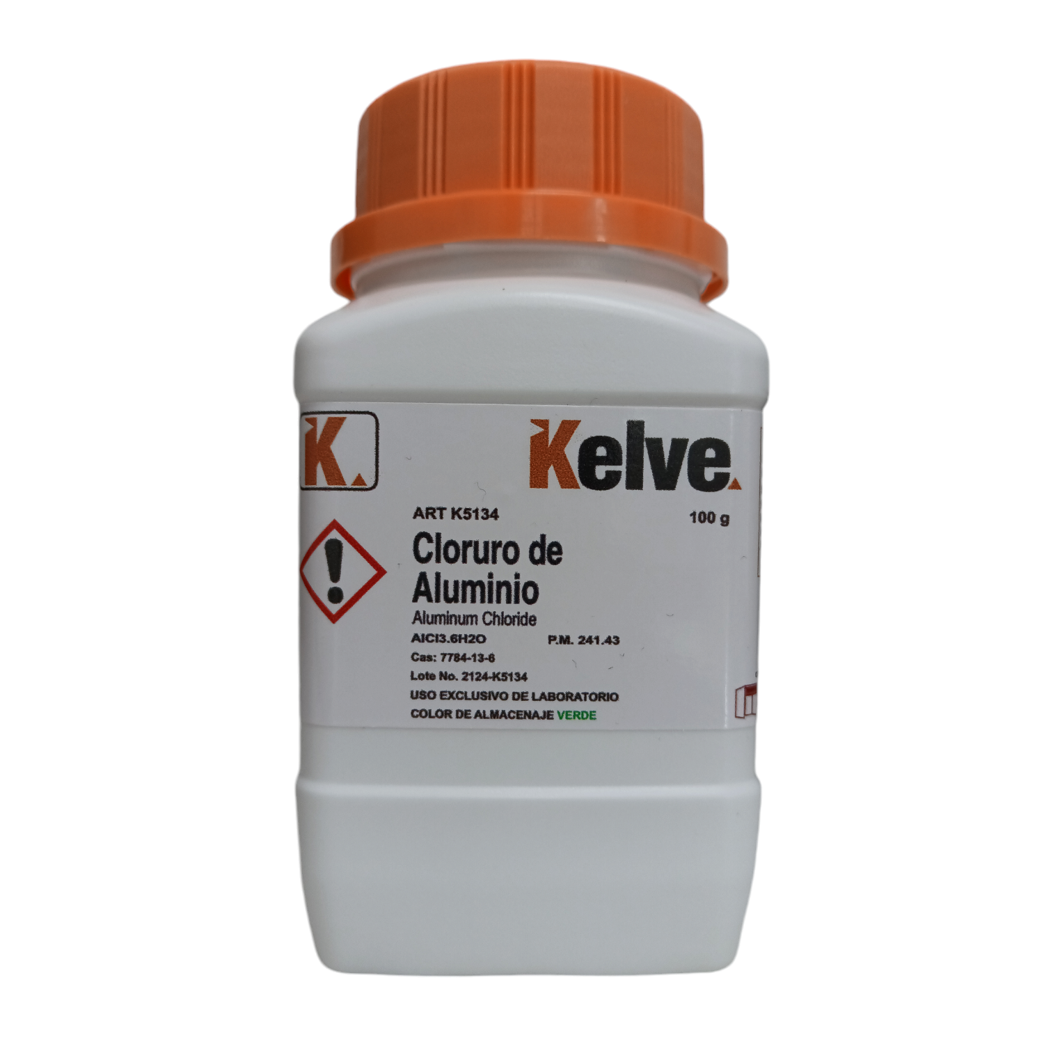 Cloruro De Aluminio R. A. De 100 G Kelve ID-3178855