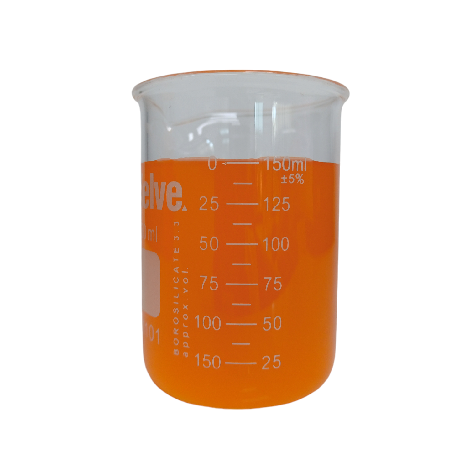 Vaso Precipitado De Vidrio 150 Ml Kelve Paq C/5 ID-3236336