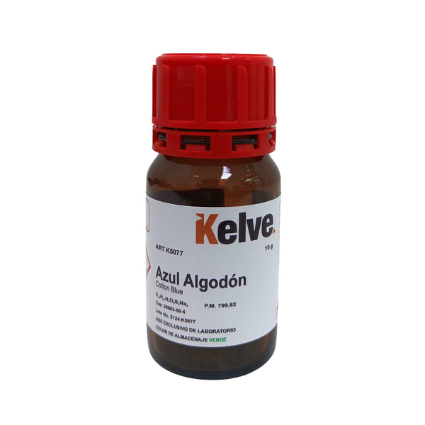 Azul Algodón De 10 Gramos Colorante Kelve