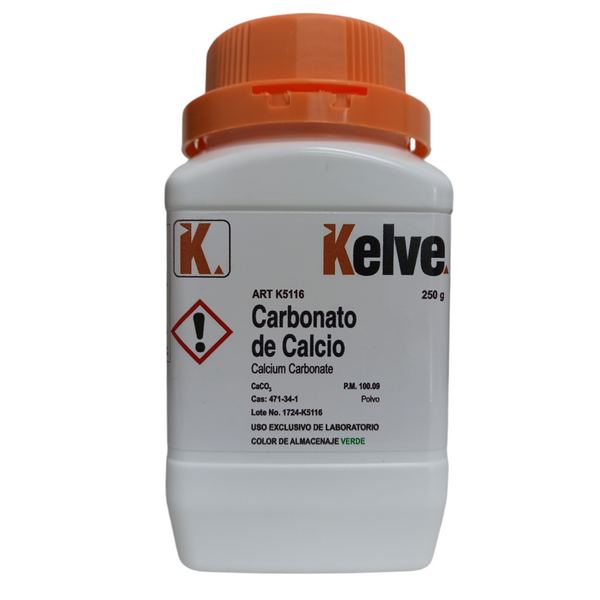 Carbonato de Calcio 250 Gramos Kelve