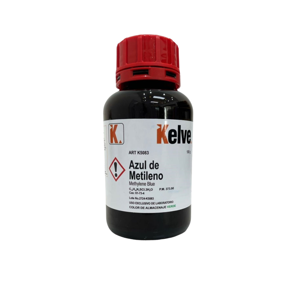 Azul de Metileno 100 G Kelve Colorante